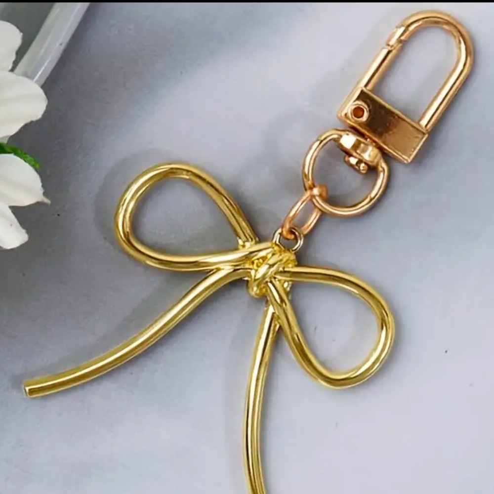 Golden Bow Purse/Keychain